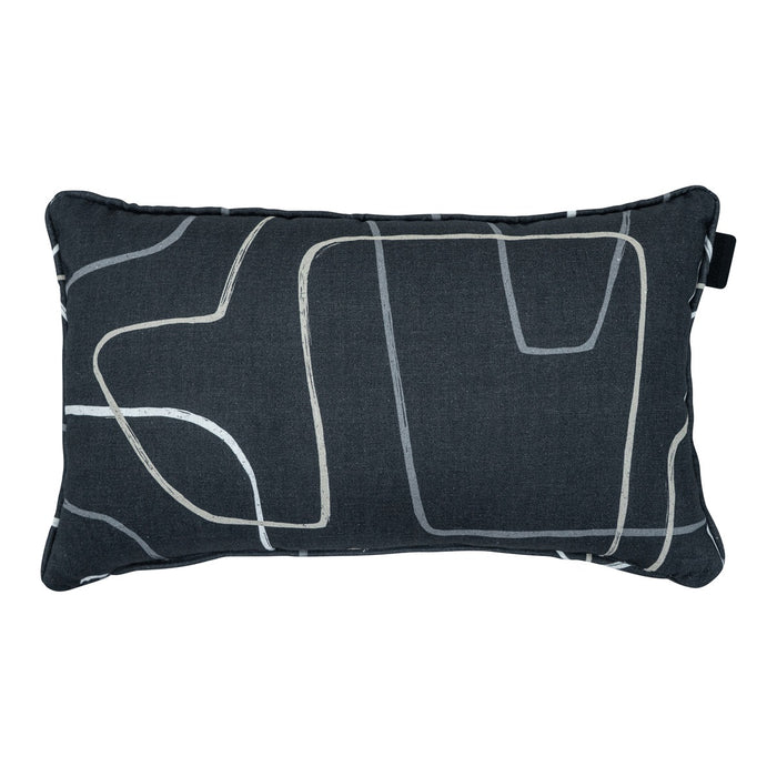 Madison - Sierkussen Joah grey - Ca. 30x50 cm - Set van 4