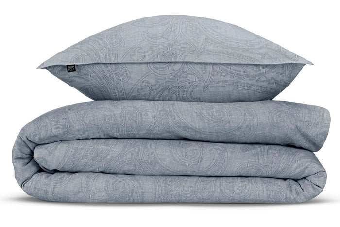 Zo Home Dekbedovertrek Katoen Paisley di Lino - denim