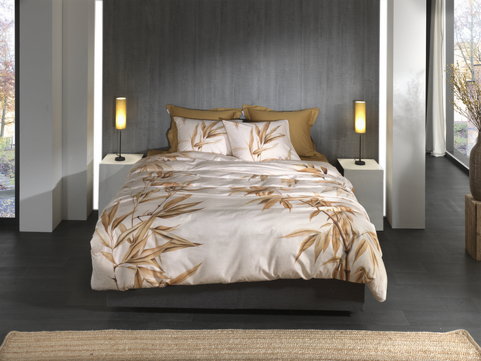 Heckett Lane Dekbedovertrek Katoen Satijn Akio - off white