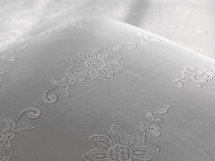 Heckett Lane Dekbedovertrek Katoen Dobby Lacey - grey