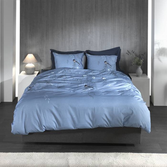 Heckett Lane Dekbedovertrek Katoen Twill Margaux - blue