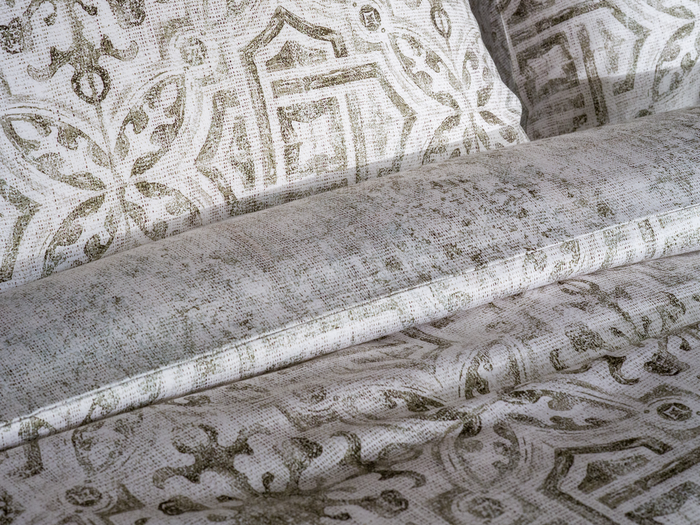 Heckett Lane Dekbedovertrek Katoen Satijn Esmeralda - beige