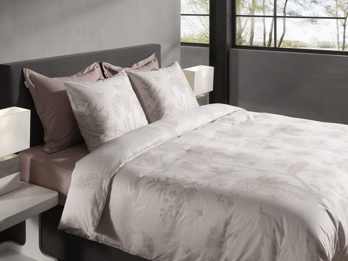 Heckett Lane Dekbedovertrek Katoen Satijn Maya - natural