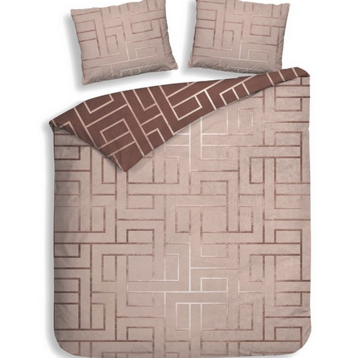 Heckett Lane Dekbedovertrek Katoen Twill Roja - natural