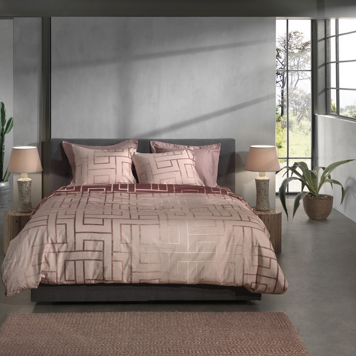 Heckett Lane Dekbedovertrek Katoen Twill Roja - natural