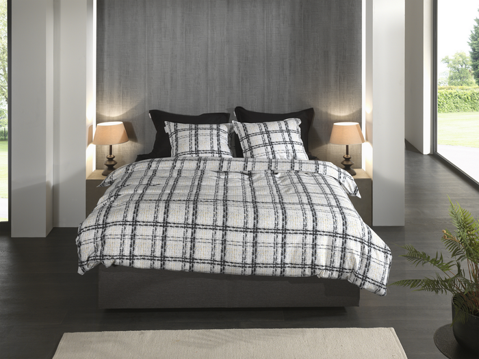 Heckett Lane Dekbedovertrek Flanel Enio - multi