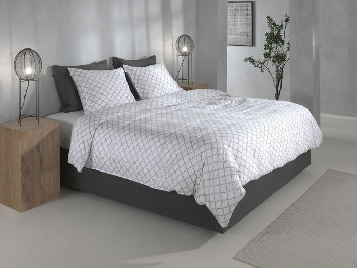 Zo Home Dekbedovertrek Katoen Satijn Linea di Satinado - white