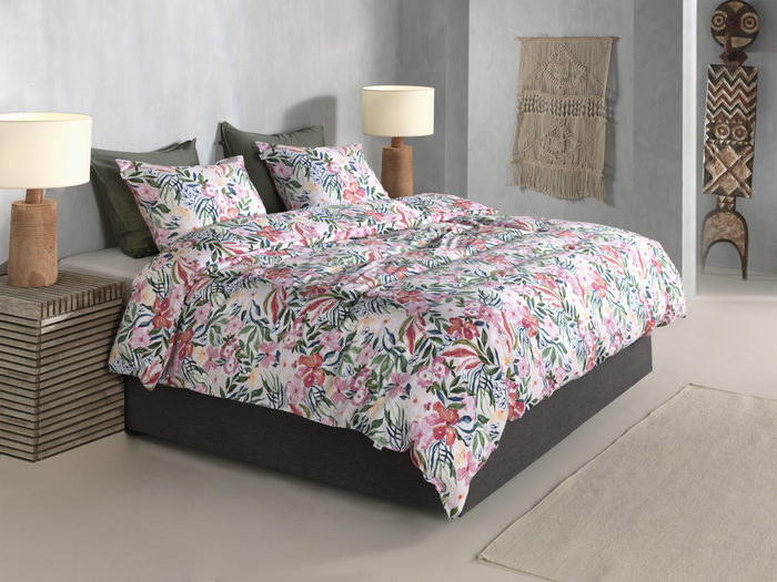 Zo Home Dekbedovertrek Katoen Satijn Evita - multi