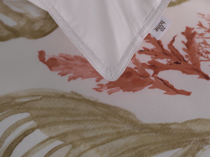 Zo Home Dekbedovertrek Katoen Satijn Guscio - beige