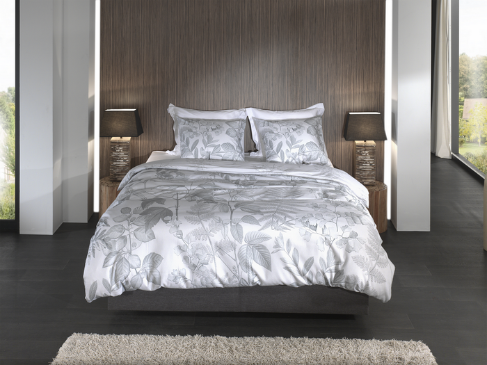 Heckett Lane Dekbedovertrek Katoen Dobby Freyr - grey