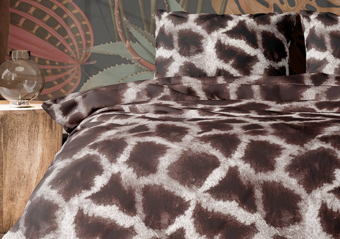 Eleganzzz Dekbedovertrek Ciro - bruin