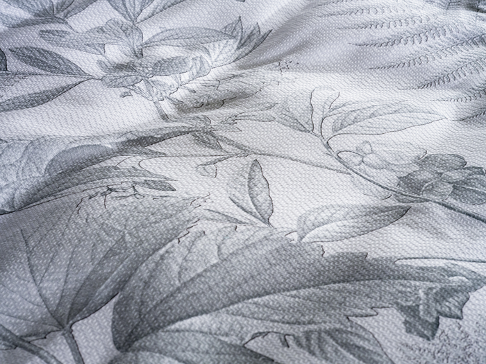 Heckett Lane Dekbedovertrek Katoen Dobby Freyr - grey