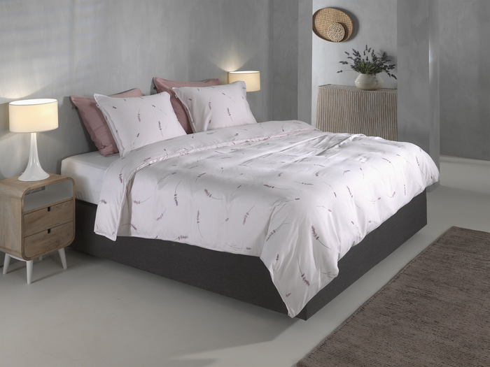 Zo Home Dekbedovertrek Katoen Satijn Mirella - soft pink