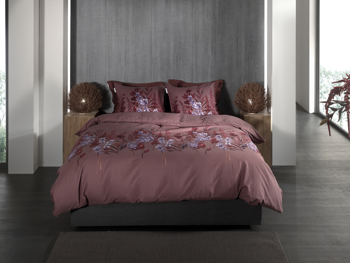 Heckett Lane Dekbedovertrek Flanel Mino - purple