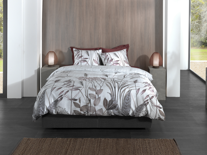 Heckett Lane Dekbedovertrek Katoen Satijn Elvira - natural