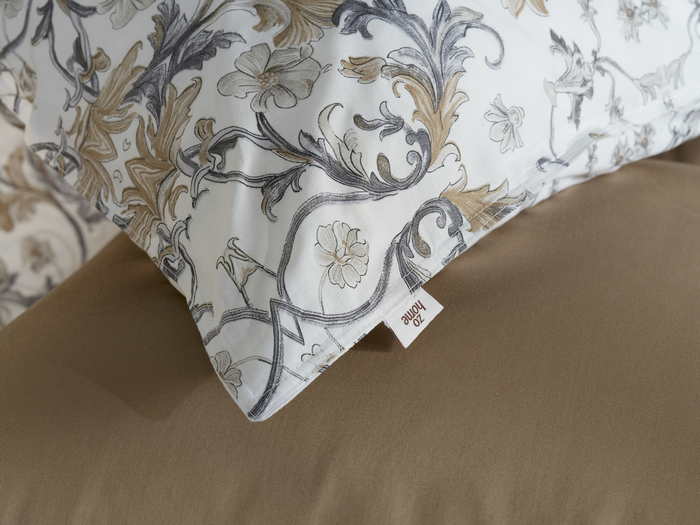 Zo Home Dekbedovertrek Katoen Fausto - grey