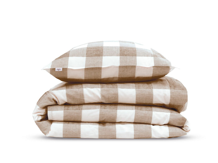 Zo Home Dekbedovertrek Katoen Quattro di Lino - sandy beige