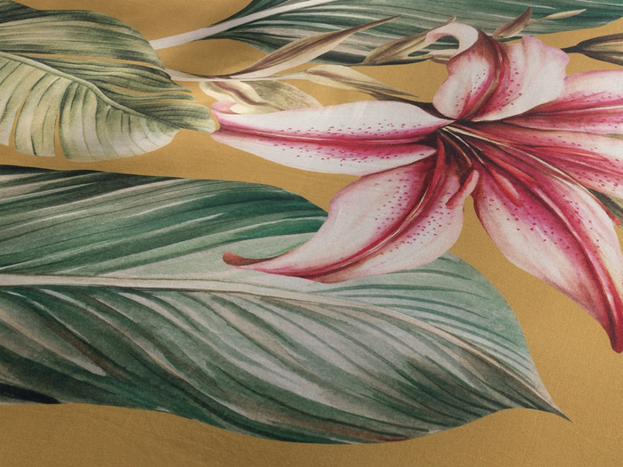 Heckett Lane Dekbedovertrek Katoen Satijn Lilie - yellow