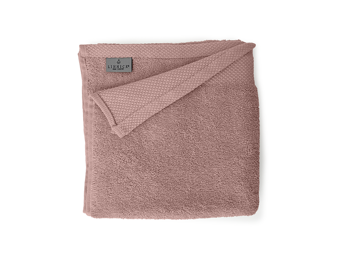 LINNICK Diamond Badstof Handdoek 60x110cm - rose - set van 4