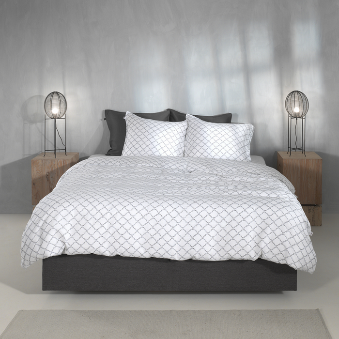 Zo Home Dekbedovertrek Katoen Satijn Linea di Satinado - white