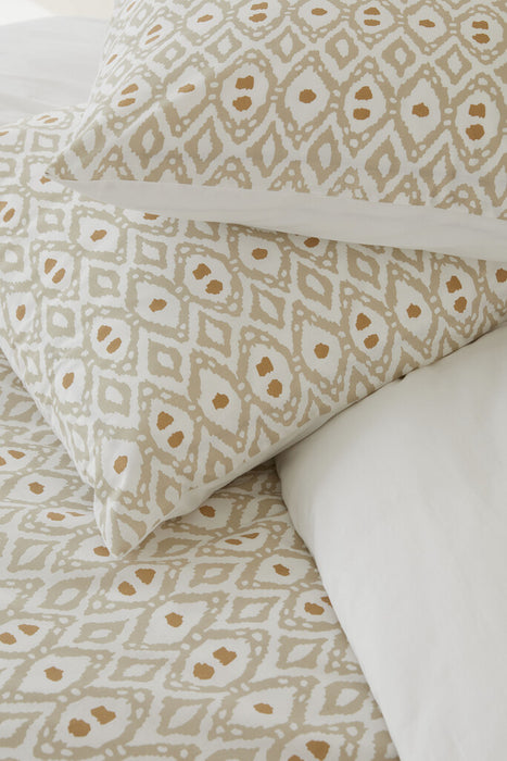 Walra - Dekbedovertrek Curved Diamonds - 200x220 - Wit