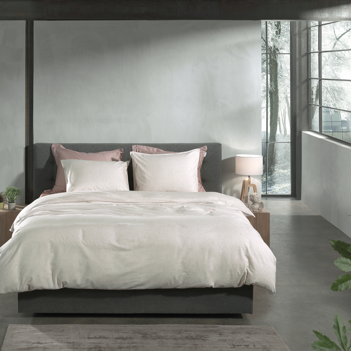 Heckett Lane Dekbedovertrek Flanel Franela - desert sand