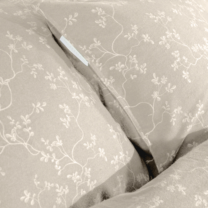 Heckett Lane Dekbedovertrek Flanel Alloro - desert sand