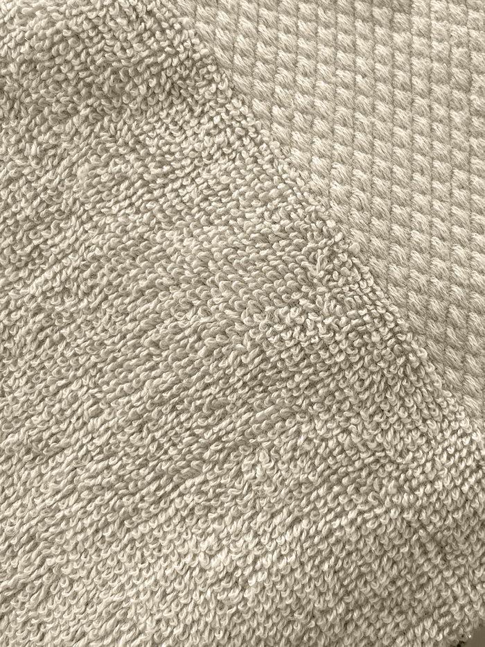 LINNICKBadstof Badlaken Katoen 70x140cm - sand - set van 4