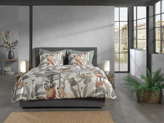 Heckett Lane Dekbedovertrek Katoen Satijn Pappegallo - multi