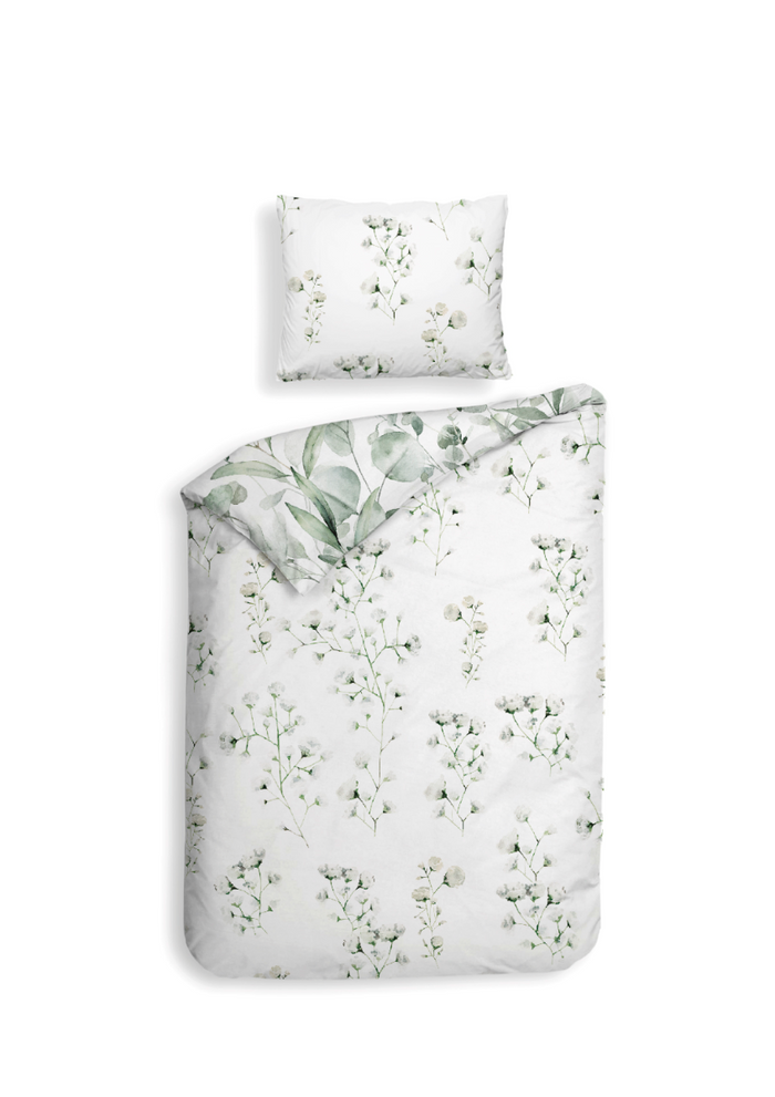 Heckett Lane Dekbedovertrek Katoen Clip-Sheared Eduardo - White