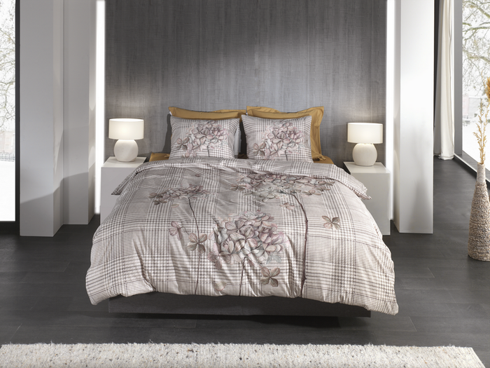 Heckett Lane Dekbedovertrek Katoen Twill Rory - beige