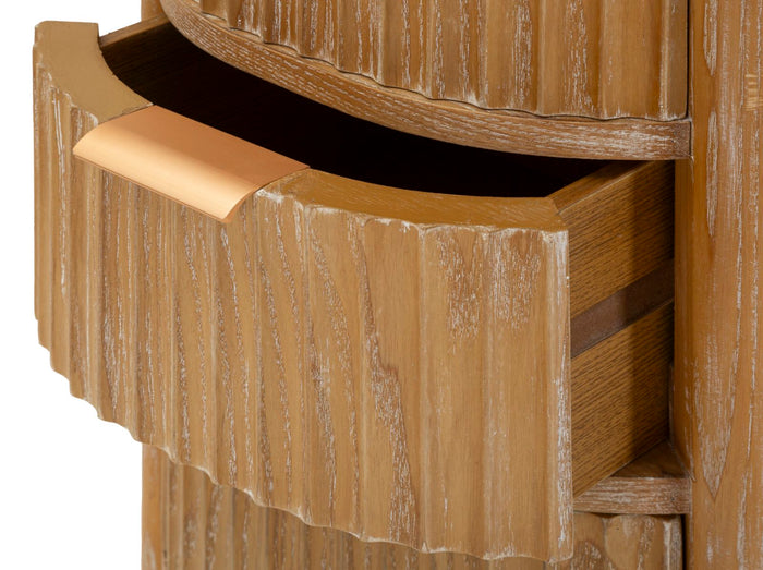 Ladekast van dennenhout cm 38x33,5x82