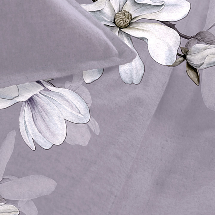 Heckett Lane Dekbedovertrek Flanel Stacey - purple