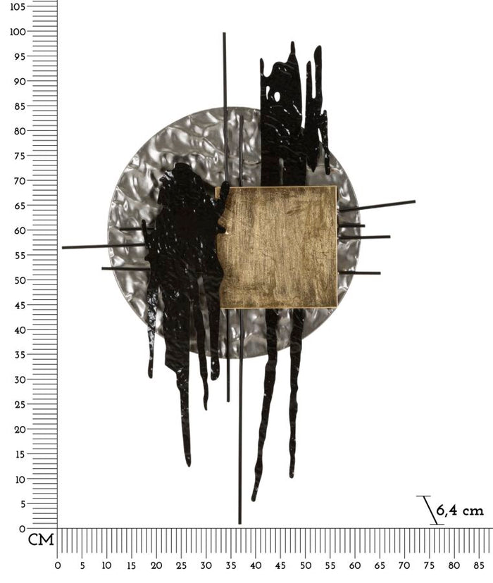 Abstract 3D decoratief paneel cm 71,8x6,4x100