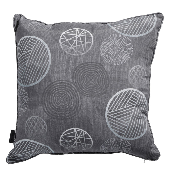 Madison - Sierkussen Circle grey - Ca. 50x50 cm - Set van 4