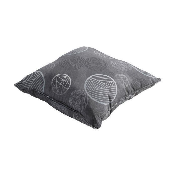 Madison - Sierkussen Circle grey - Ca. 50x50 cm - Set van 4