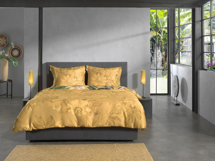 Heckett Lane Dekbedovertrek Katoen Satijn Sara - yellow