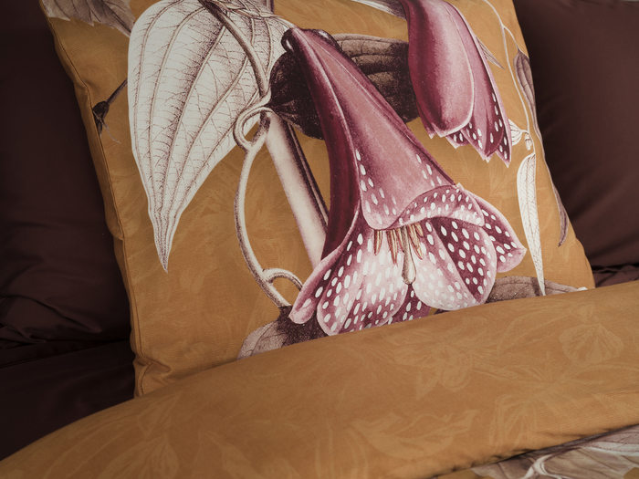 Heckett Lane Dekbedovertrek Katoen Satijn Malu - orange