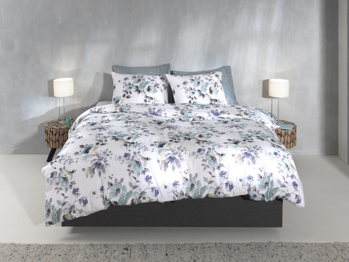 Zo Home Dekbedovertrek Flanel Celia - white