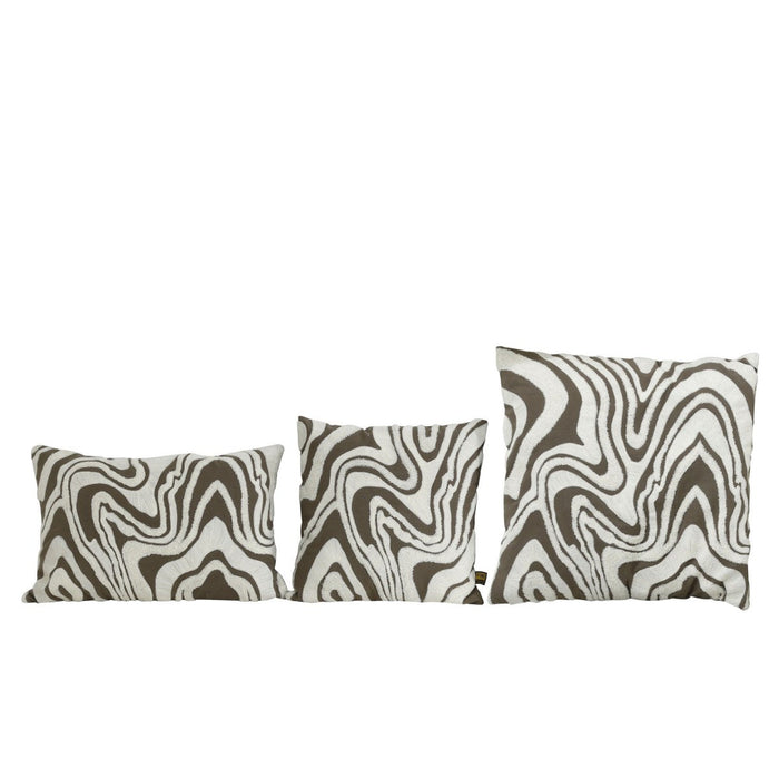 PTMD Sierkussen Zaraa - 45x1x45 cm - Polyetheen - Taupe