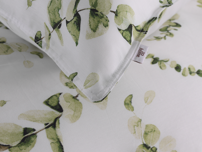 Zo Home Dekbedovertrek Katoen Satijn Eucalia - white