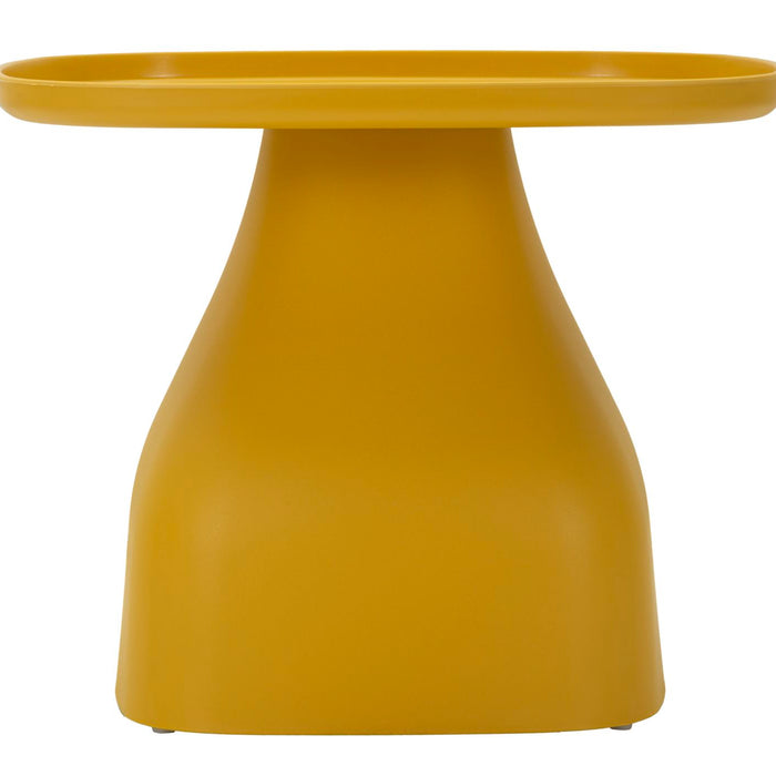 Plastic tafel geel cm 48x48x38