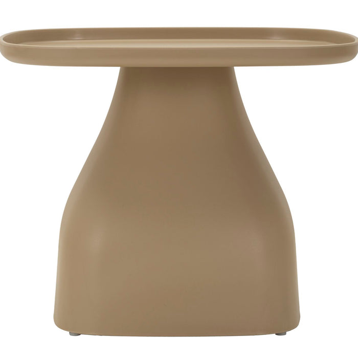 Tafel in tortora kunststof cm 48x48x38