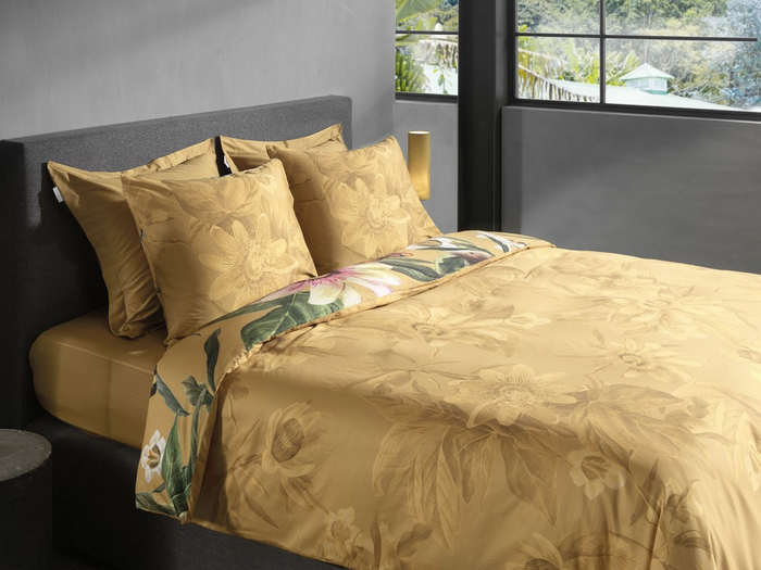 Heckett Lane Dekbedovertrek Katoen Satijn Sara - yellow