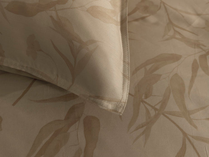 Zo Home Dekbedovertrekset Katoen Satijn Fiori di - forest sand