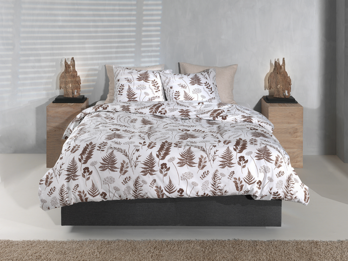 Zo Home Dekbedovertrek Flanel Autunno - natural
