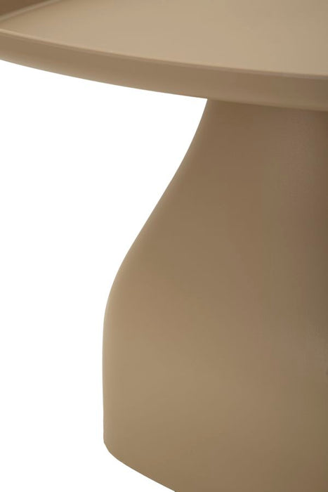 Tafel in tortora kunststof cm 48x48x38