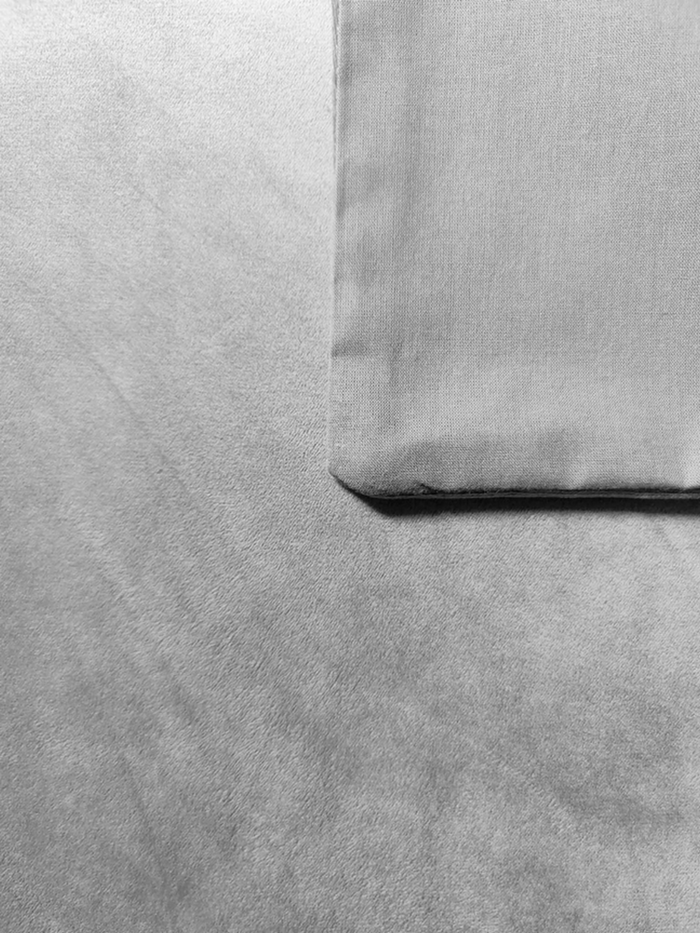 Zo Home Dekbedovertrek Katoen Velluto - lava grey