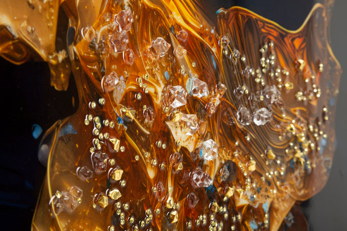 Print op gelakt canvas met lijst 60x4x90 cm