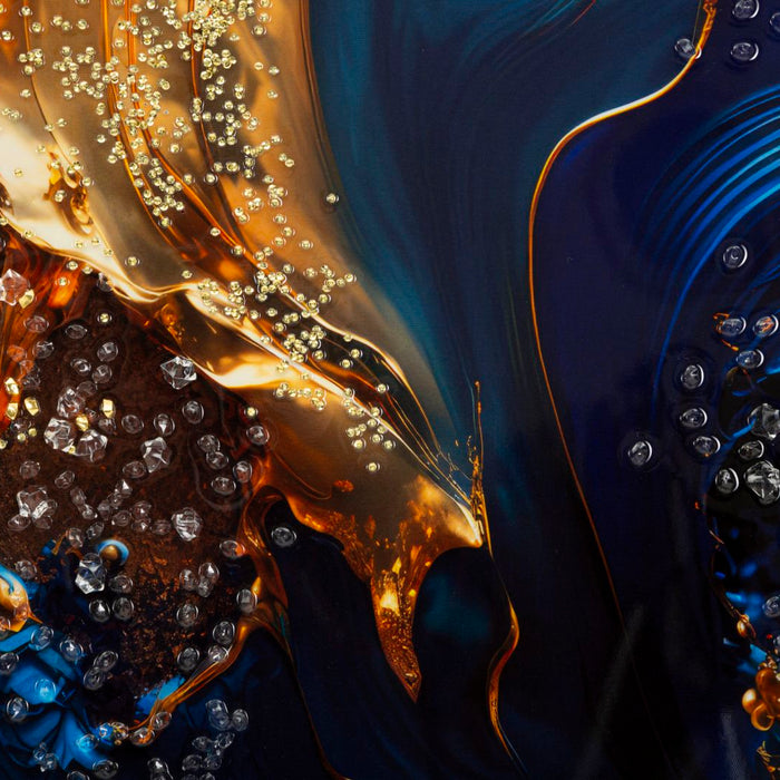 Print op gelakt canvas met lijst 60x4x90 cm